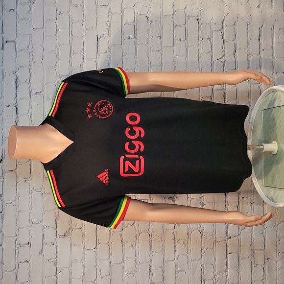 ⚽ 🇯🇲 L Ajax Tribute to Bob Marley Jersey  Special Print - Picture 3 of 12